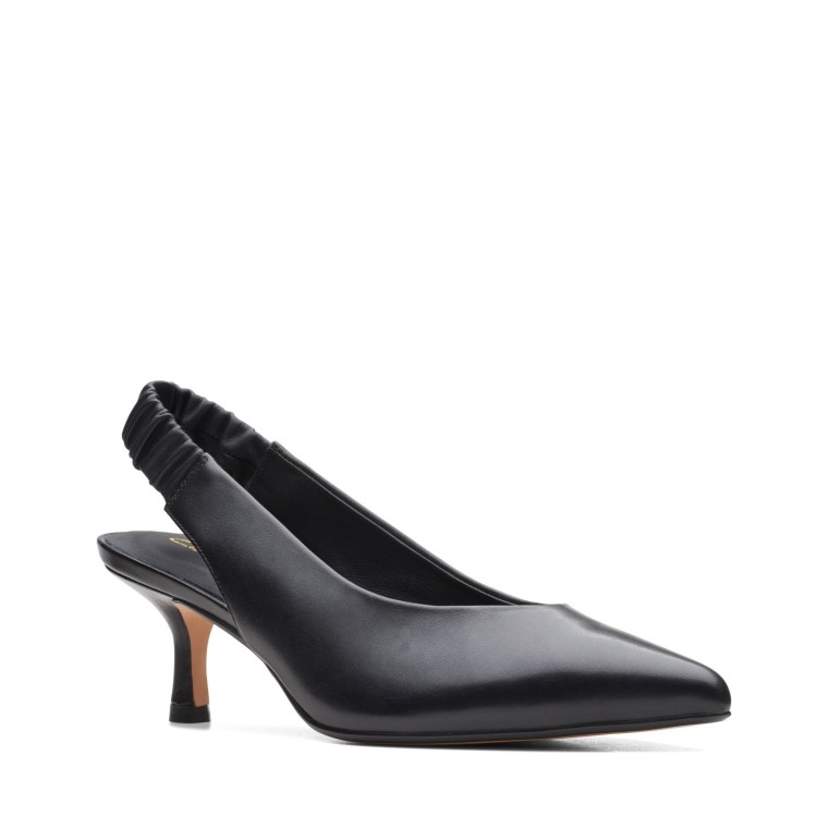 Clarks Violet 55 Sling Cuero Negro