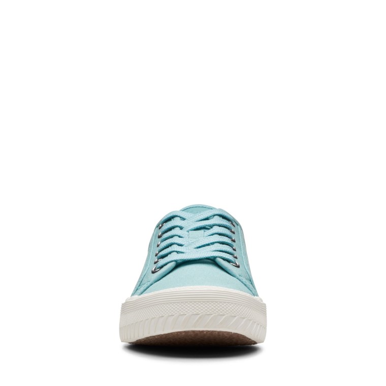 Encaje Roxby Lienzo Turquesa Clarks