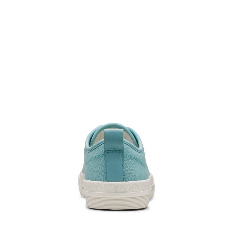 Encaje Roxby Lienzo Turquesa Clarks