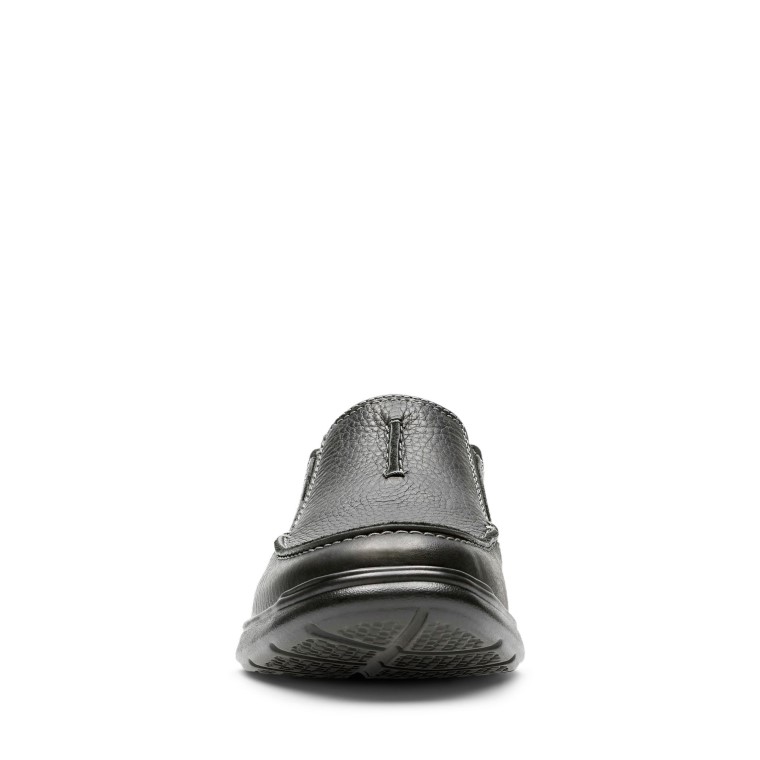 Clarks De Cuero Negro Aceitoso Libre De Cotrell