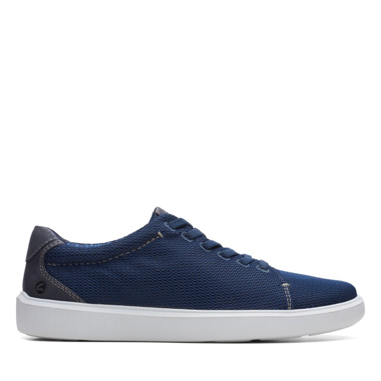 Clarks Azul Marino Textil Cambro Bajo