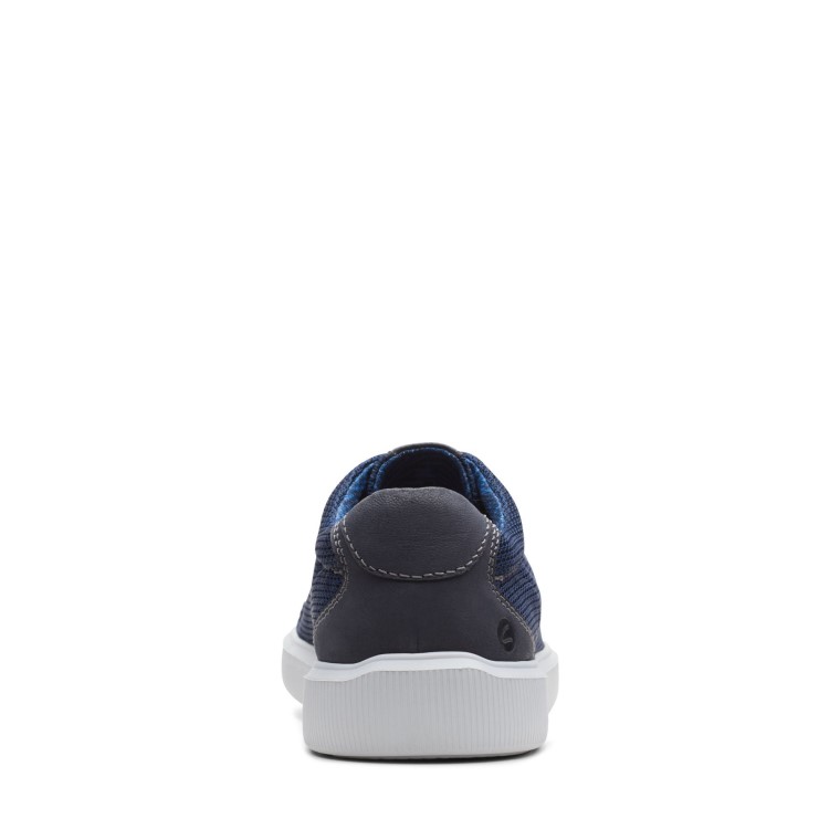 Clarks Azul Marino Textil Cambro Bajo