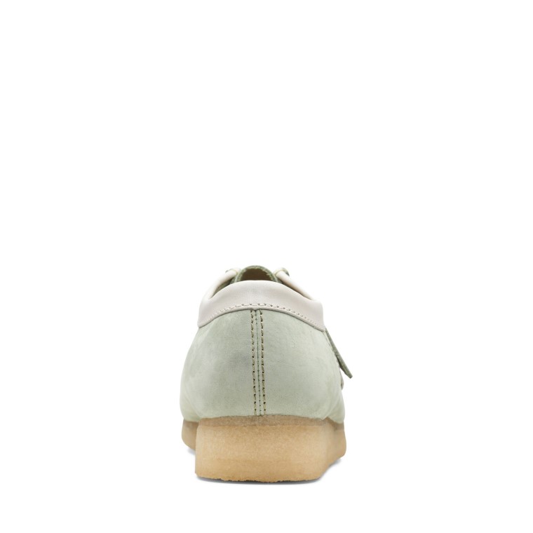 Wallabee Clarks Verde Pálido
