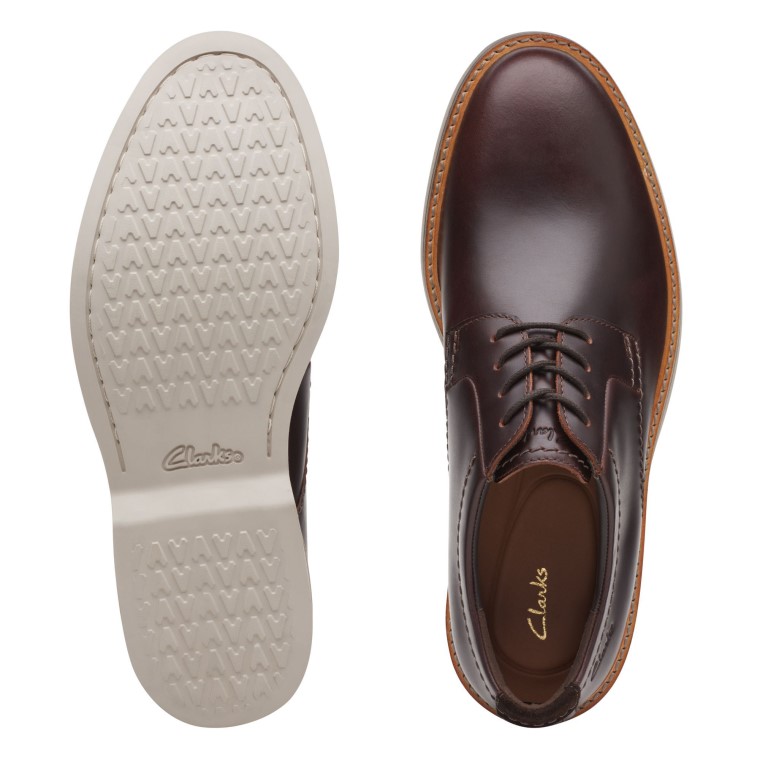 Clarks Bronceado Británico Lea Atticus Ltlace