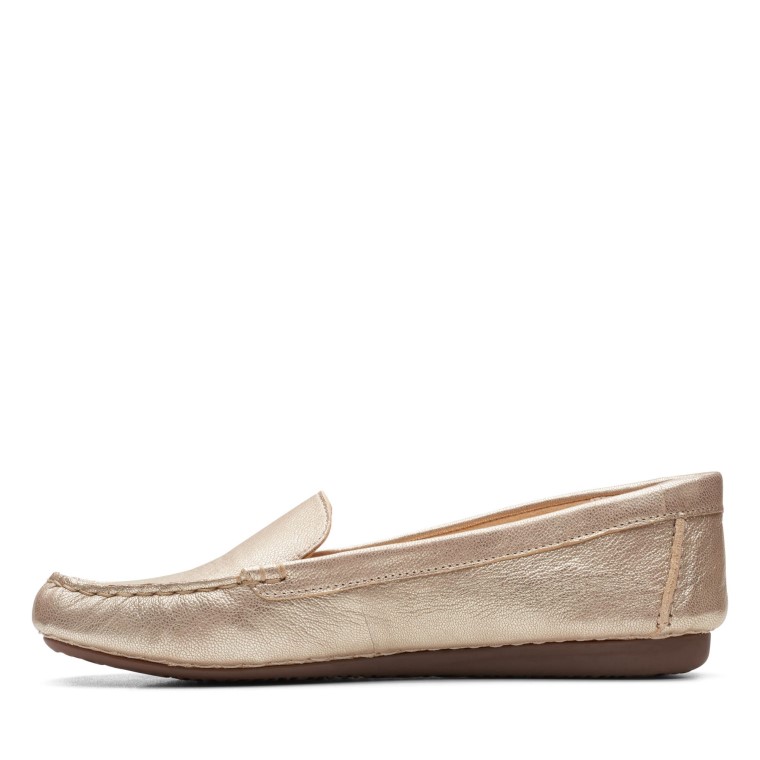 Caminata De Pecas Clarks Champagne Lea