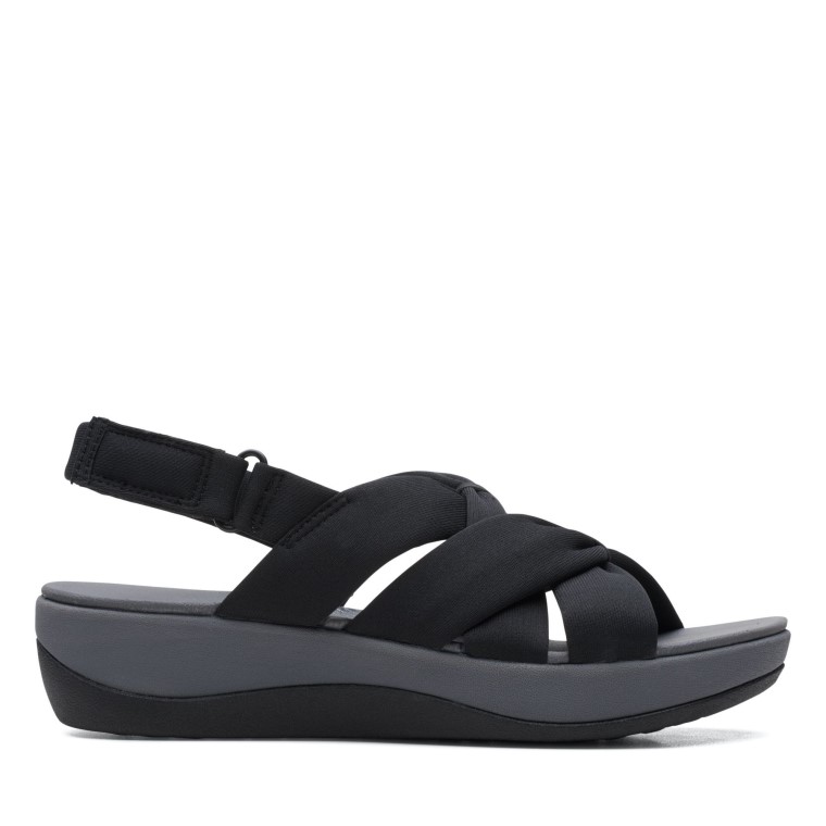 Negro Textil Clarks Arla Meg