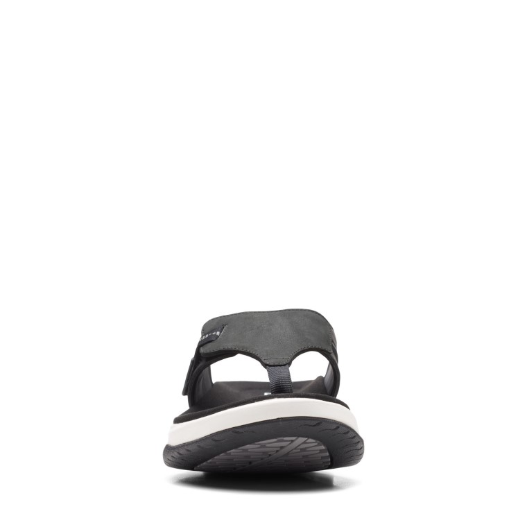 Wave 20 Sea Black Cuero/nubuck Combi Clarks