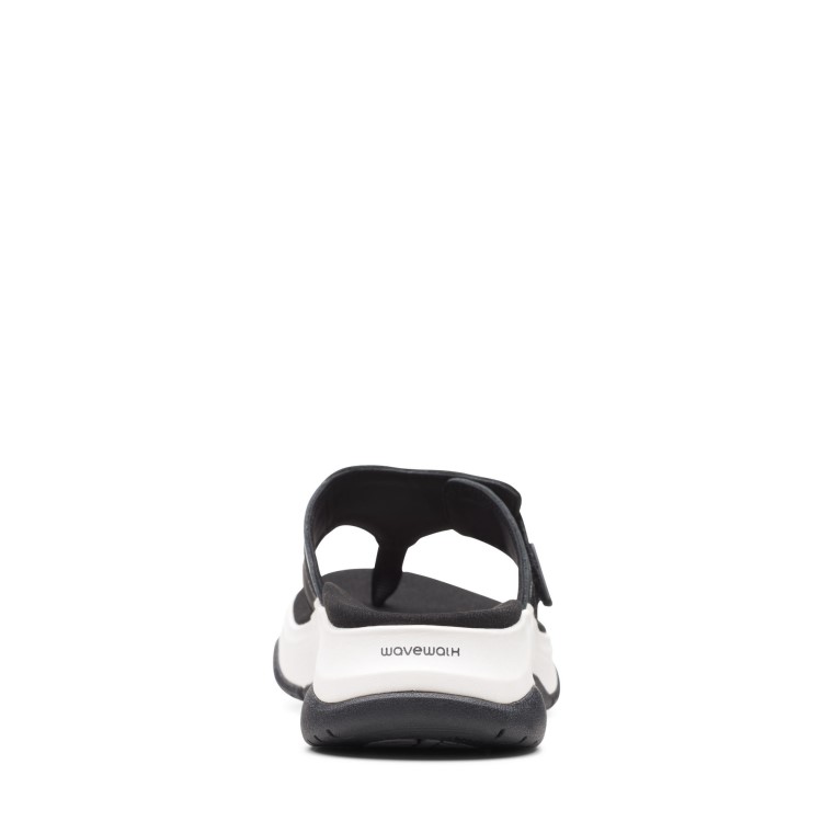 Wave 20 Sea Black Cuero/nubuck Combi Clarks