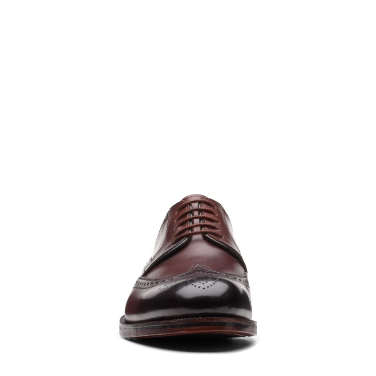 Ala Craftdean Clarks Marrón Oscuro Lea