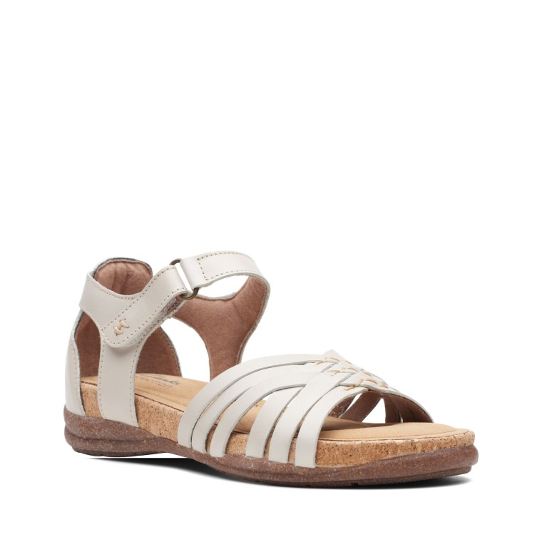 Cuero Blanco Roseville Cove Clarks
