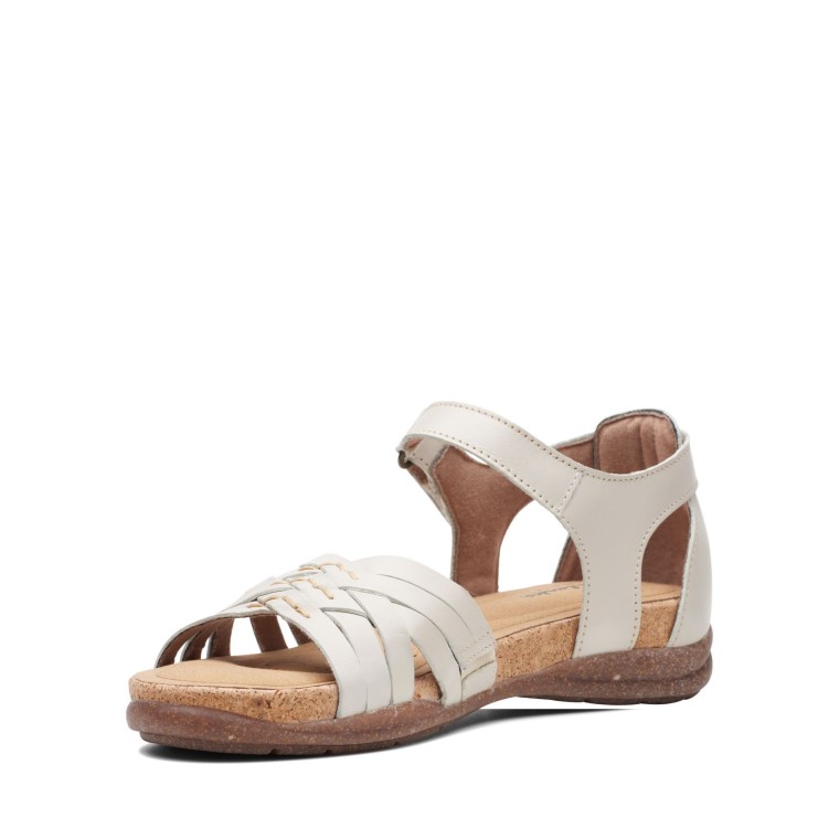 Cuero Blanco Roseville Cove Clarks