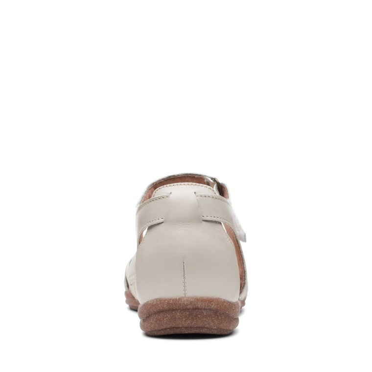 Cuero Blanco Roseville Cove Clarks