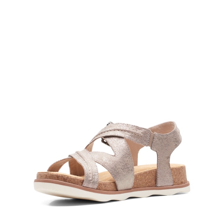 Taupe Metalizado Clarks Brynn Ave