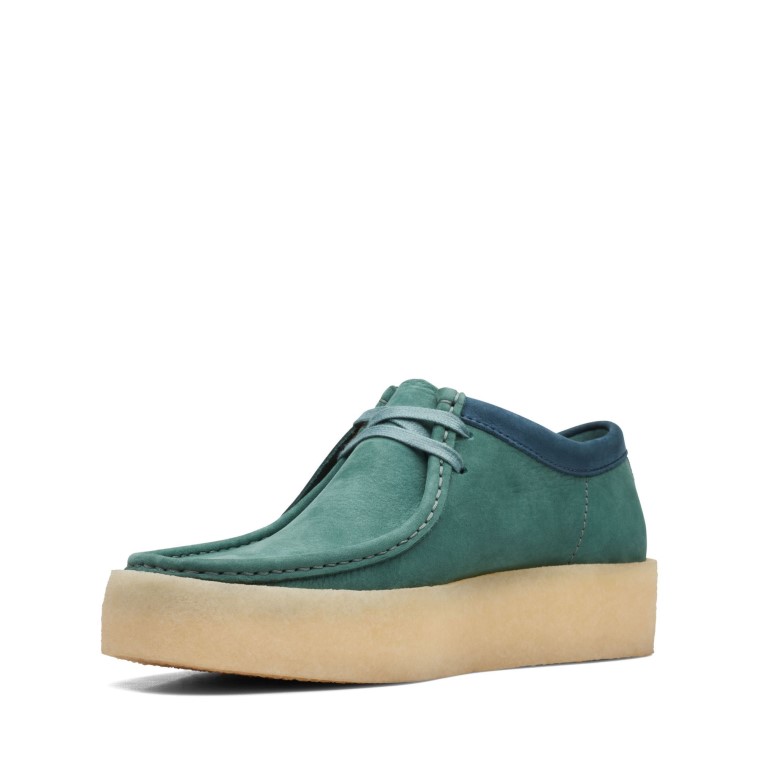 Tazón Wallabee Verde Azul Clarks