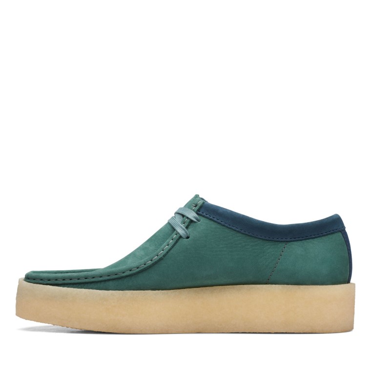 Tazón Wallabee Verde Azul Clarks