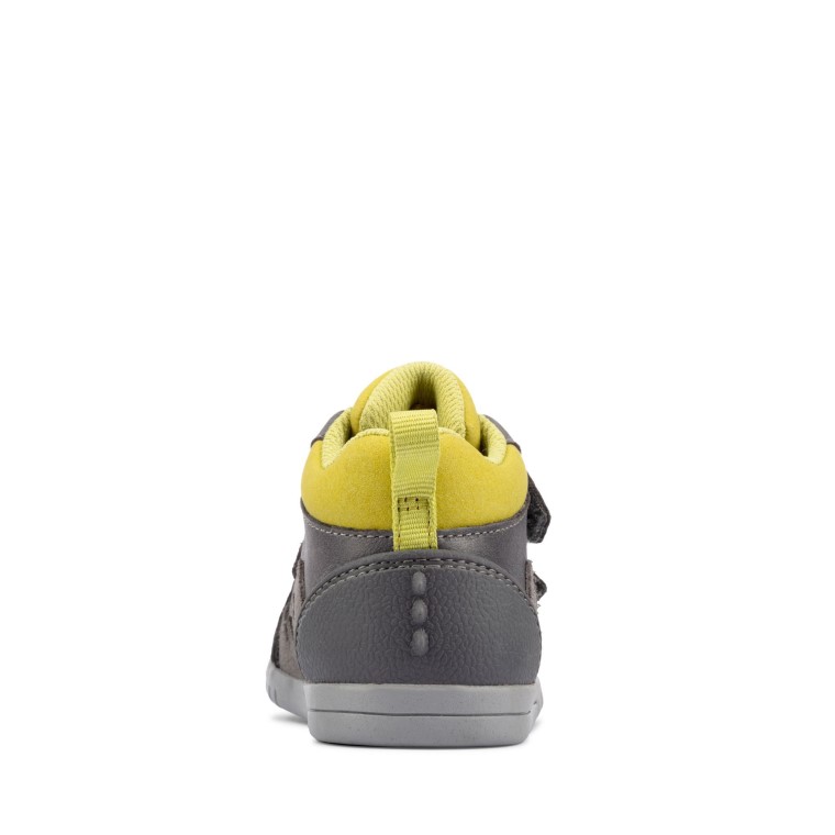 Camiseta Rex Park De Cuero Gris Clarks