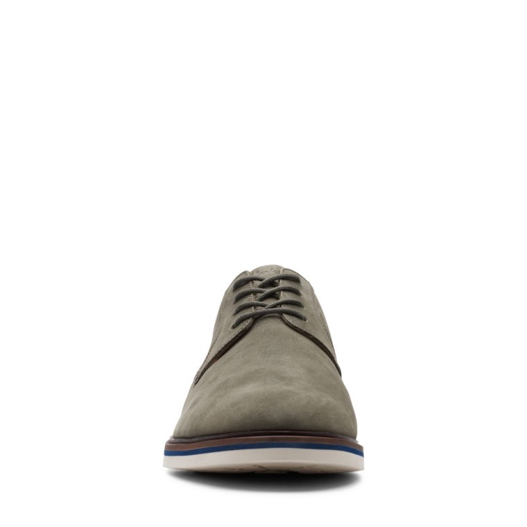 Clarks Nubuck Oliva Liso Malwood