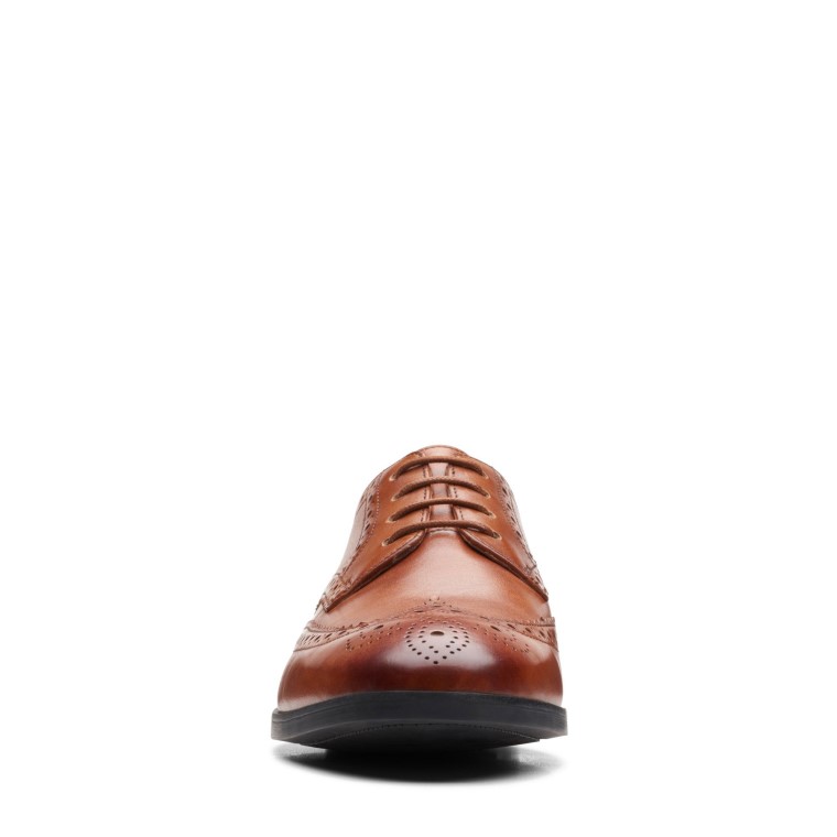 Límite Bradish Cuero Marrón Clarks