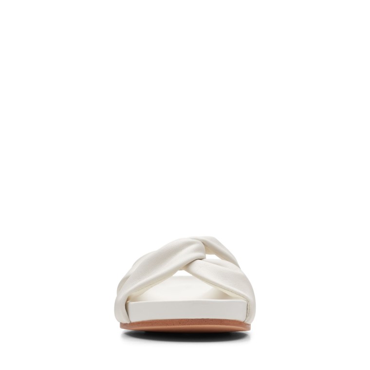 Clarks Cuero Blanco Puro Giro