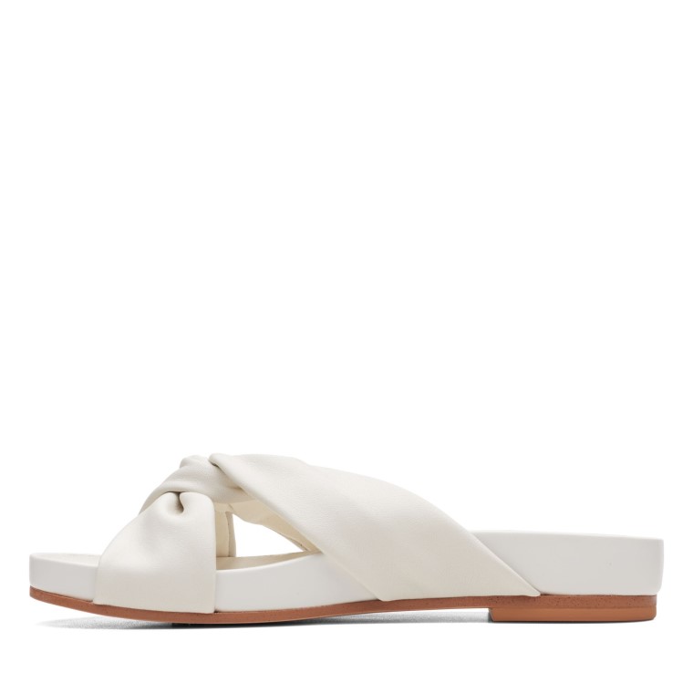 Clarks Cuero Blanco Puro Giro