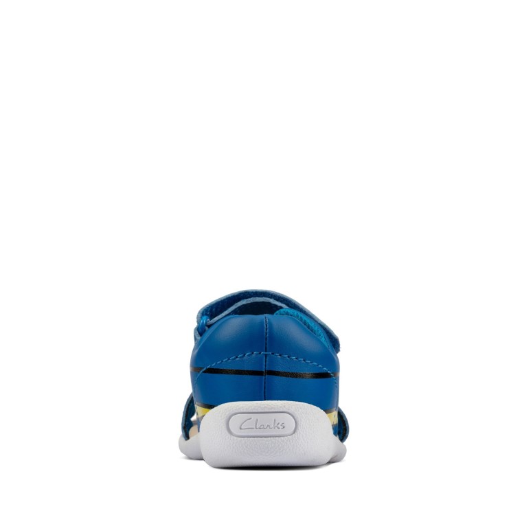 Camiseta Clarks Zora Nemo De Cuero Azul