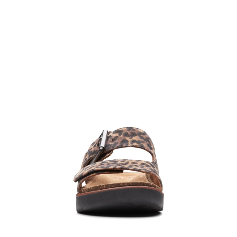 Elayne Facilidad Clarks Estampado De Leopardo