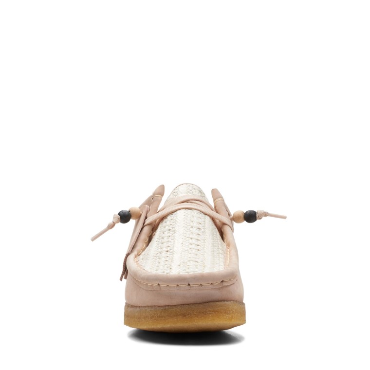 Rafia Natural Clarks Wallabee