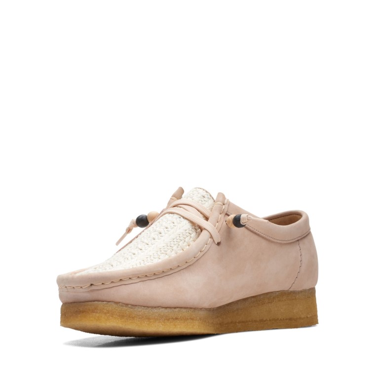 Rafia Natural Clarks Wallabee