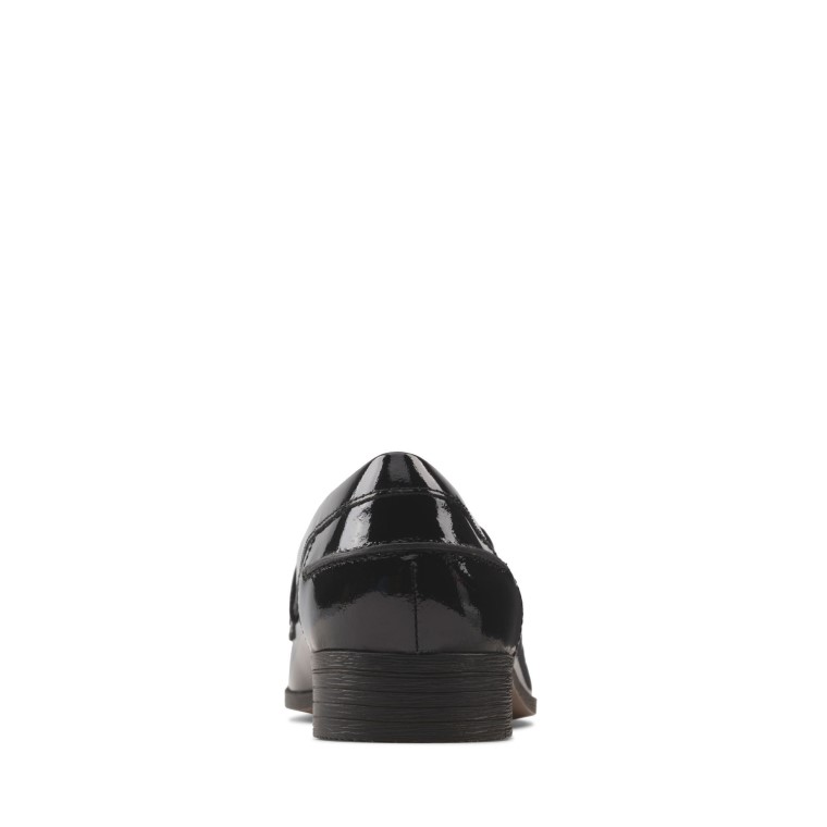 Mocasines Clarks Charol Negro Hamble