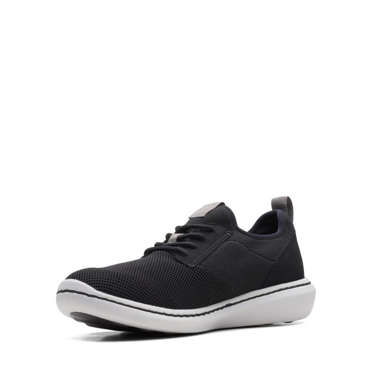 Paso Urbano Bajo Clarks Negro Textil