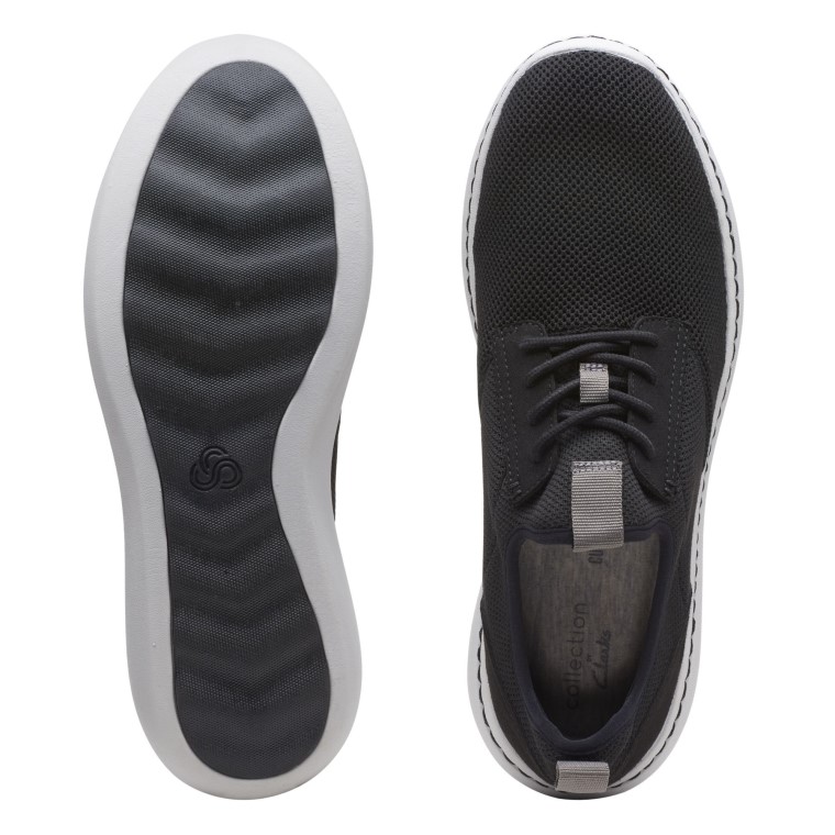 Paso Urbano Bajo Clarks Negro Textil