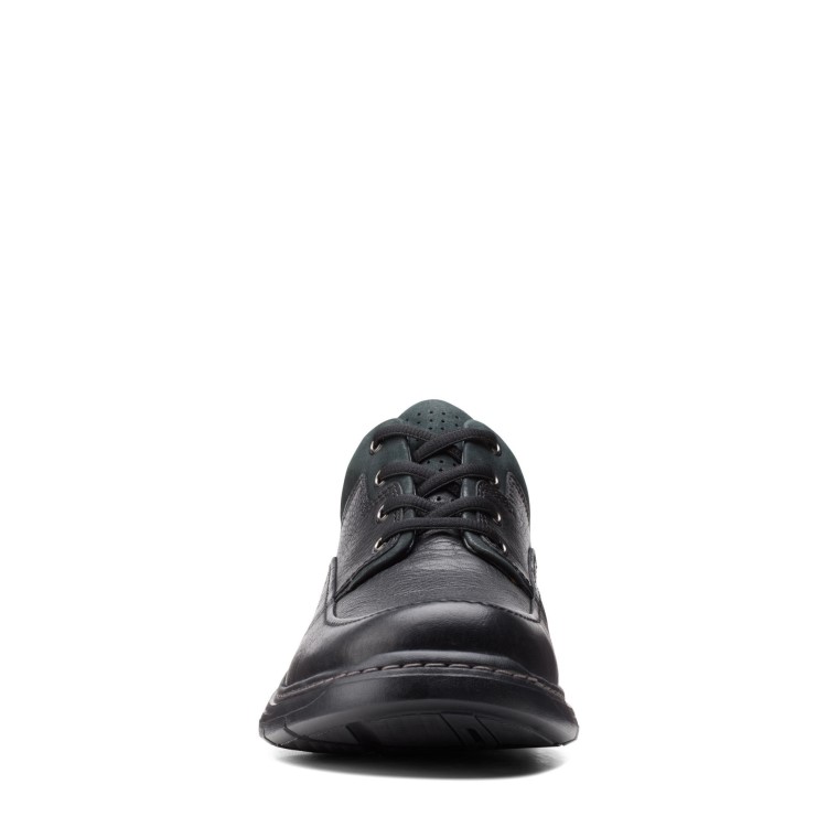 Un Brawley Encaje Negro Cuero Caído Clarks