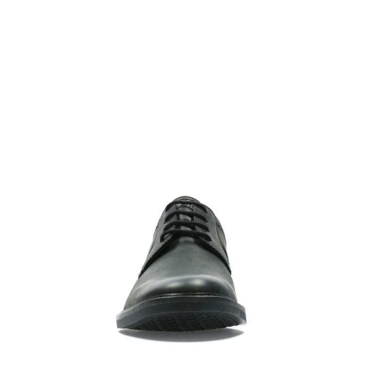 Cuero Negro Atticus Lt Encaje Clarks