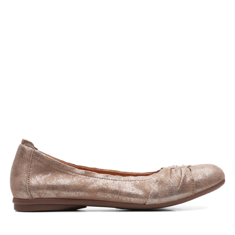 Escalón Clarks Rena Bronce Metalizado