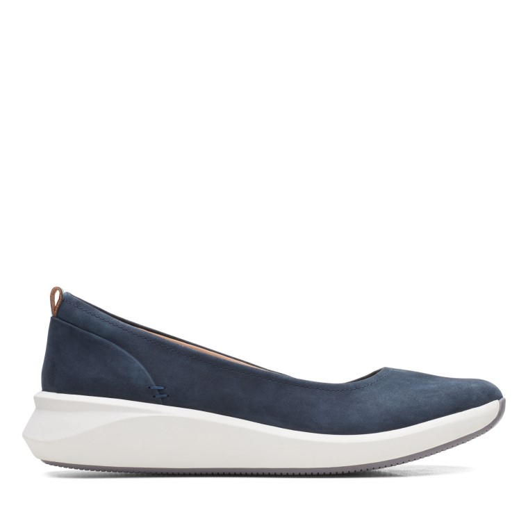 Un Rio Vibe Clarks Navy Nubuck