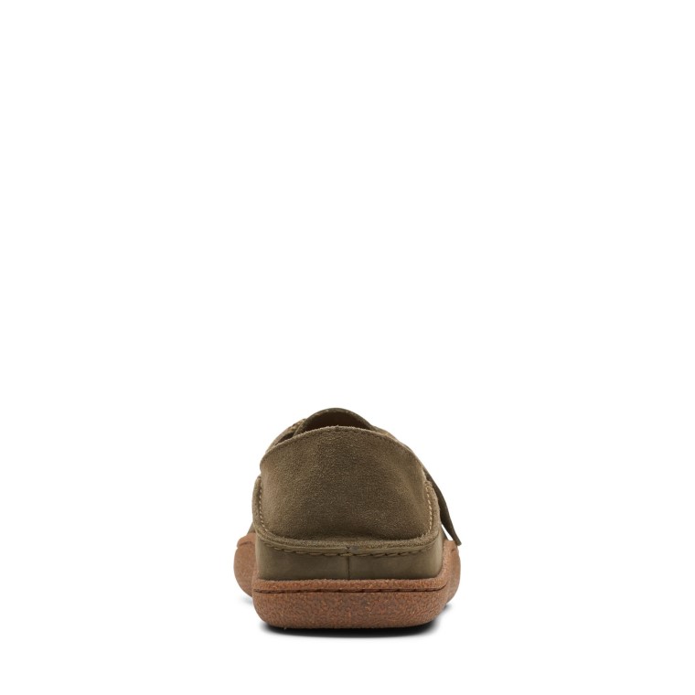 Piltonwallabee Nub Olivo Oscuro Clarks