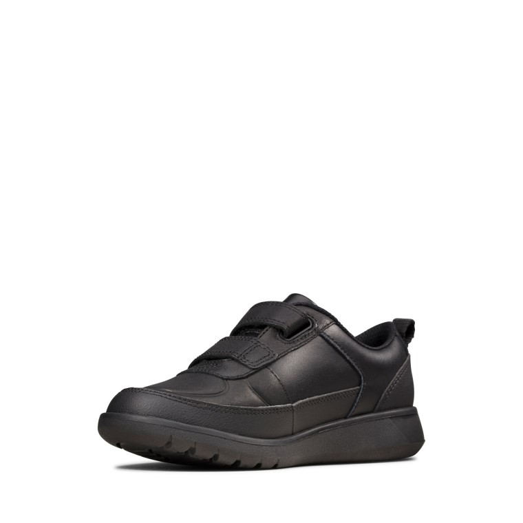 Scape Flare K Clarks Cuero Negro