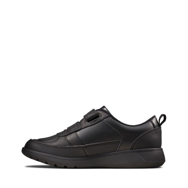 Scape Flare K Clarks Cuero Negro