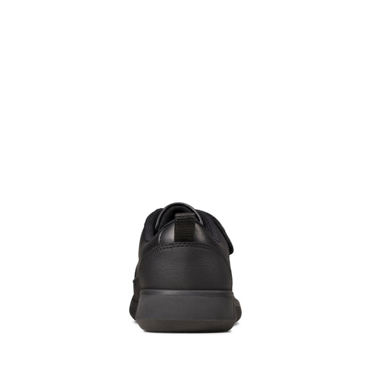 Scape Flare K Clarks Cuero Negro