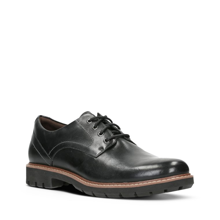 Batcombe Hall Cuero Negro Clarks
