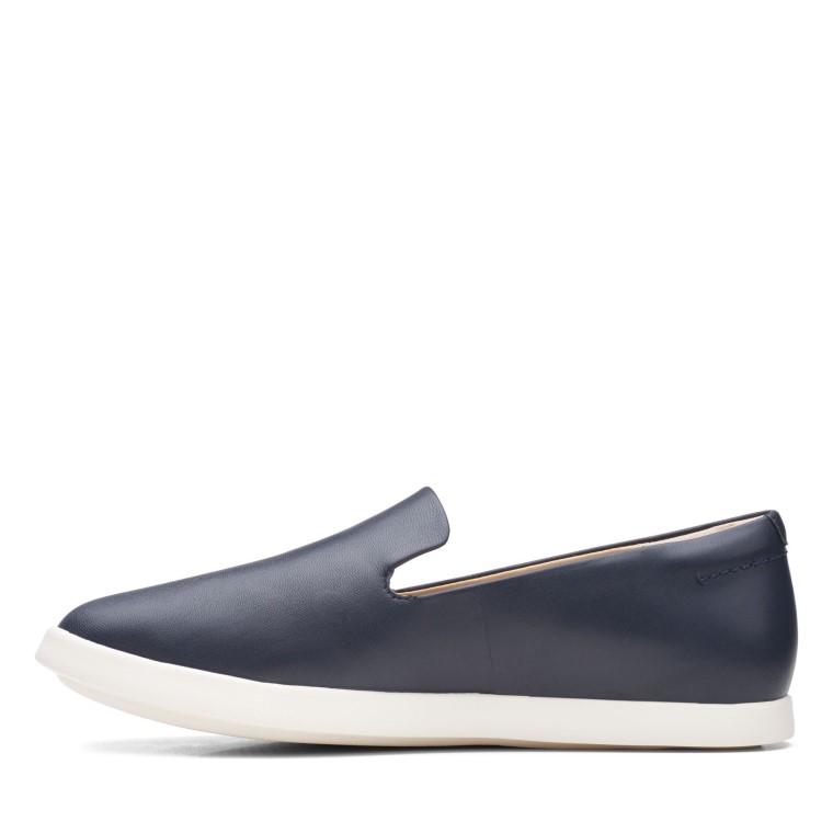 Clarks Cuero Azul Marino Ace Lite Lo
