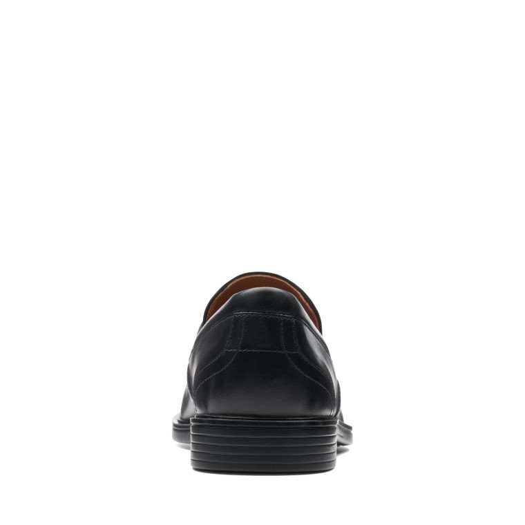 Un Aldric Step Cuero Negro Clarks