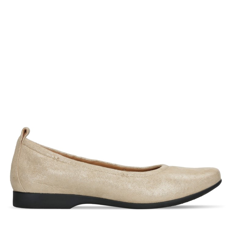 Clarks Un Darcey Vibe Dorado Metalizado