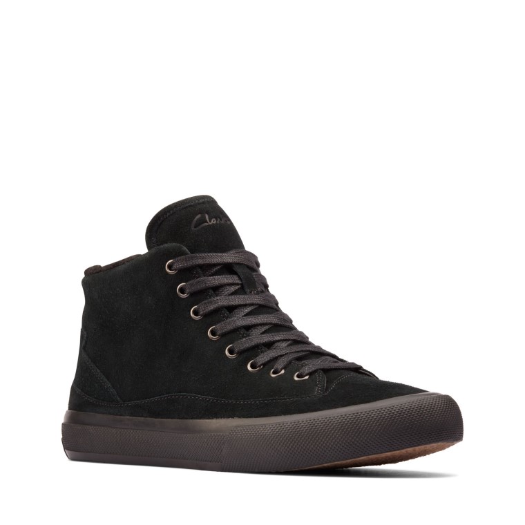 Ante Negro Con Forro Cálido Aceley Zip Hi Clarks