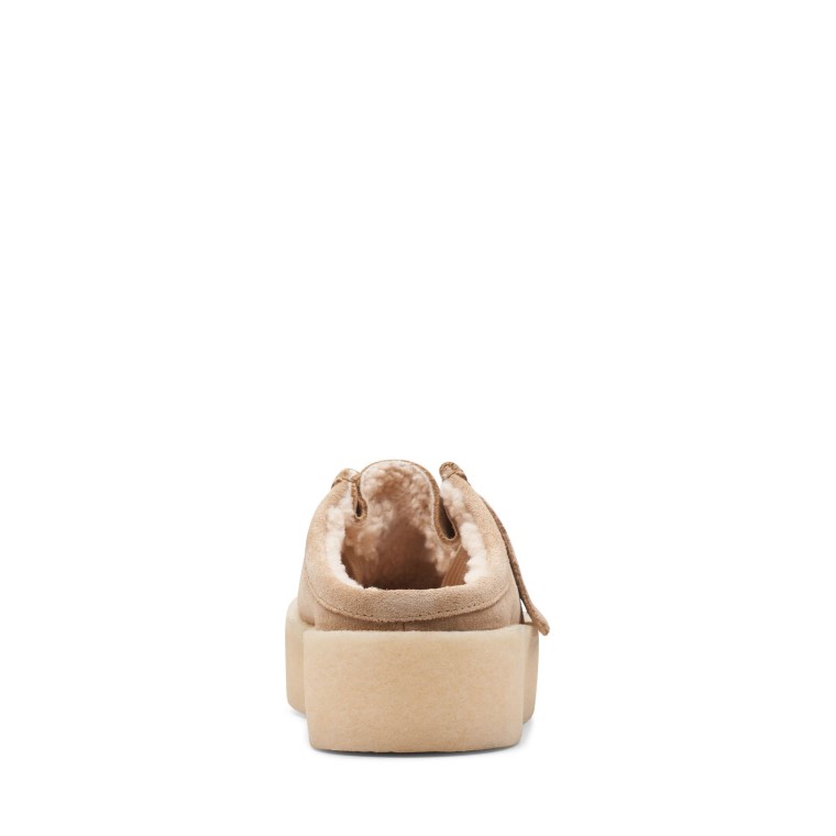 Copa Wallabee Lo Clarks Bronce Claro Wlined