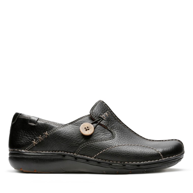 Un Lazo De Cuero Negro Clarks