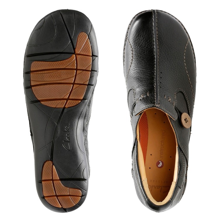 Un Lazo De Cuero Negro Clarks