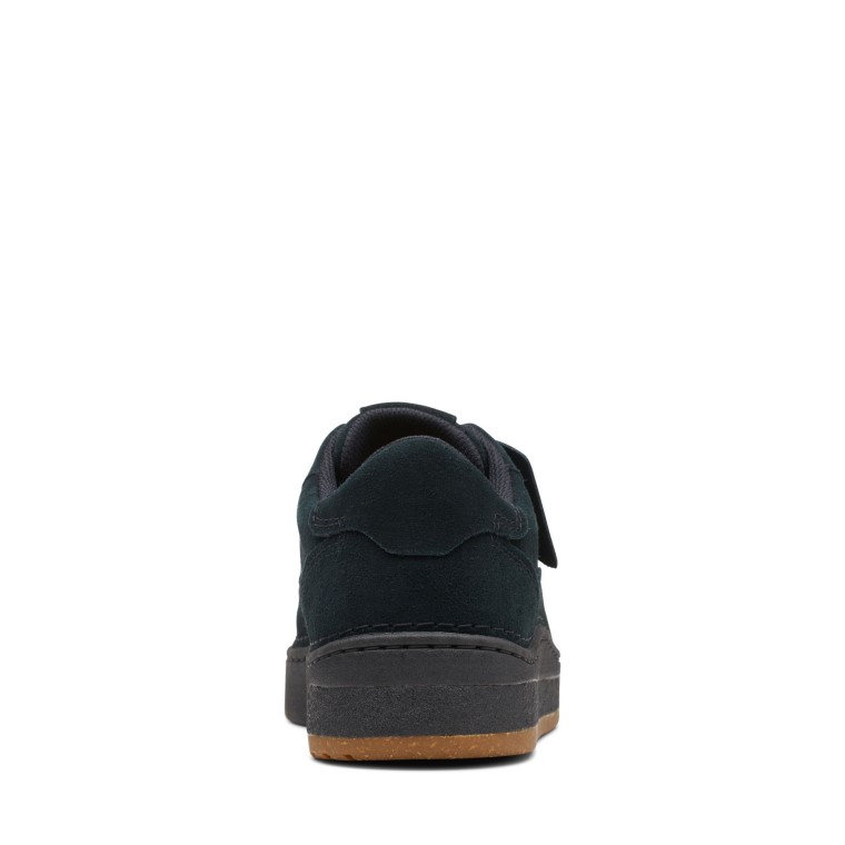 Clarks Negro Sde Craftcourtlace