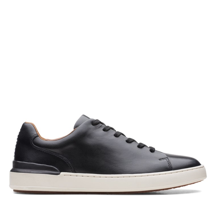 Corte Lite Encaje Clarks Cuero Negro