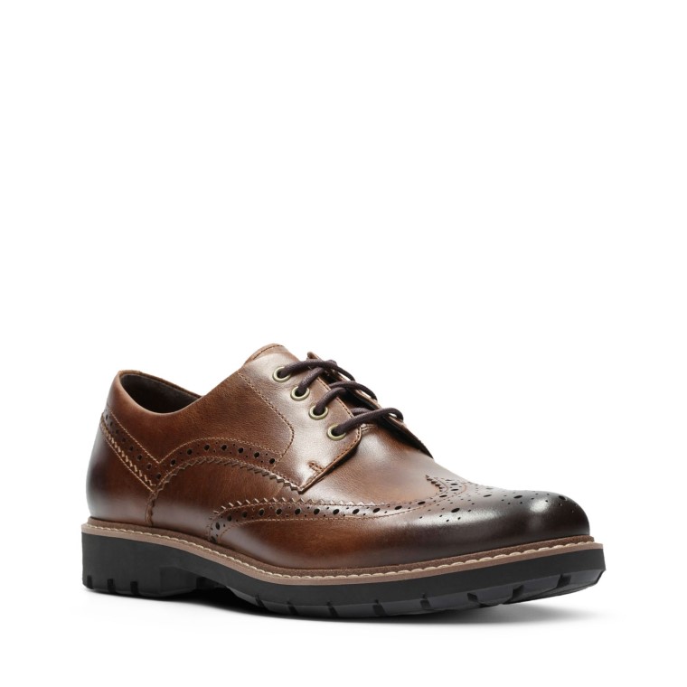 Ala Batcombe Cuero Marrón Oscuro Clarks